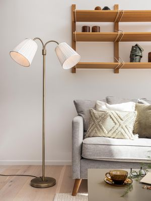 PR Home Amy Golvfot Flex2 Antikmässing 150cm