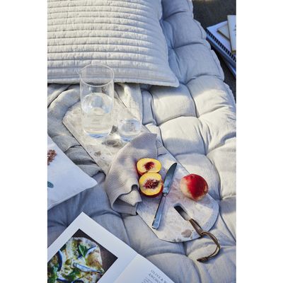 Lene Bjerre Filisa Kudde Grå Linne 60x60 cm