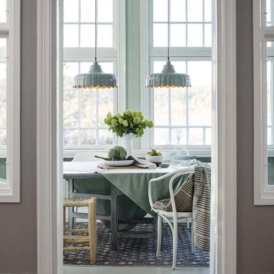 Wells Tak/Fönsterlampa Grön 24cm | PR Home