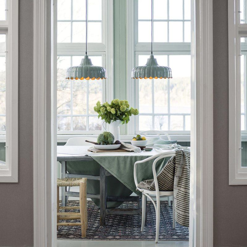 Wells Tak/Fönsterlampa Grön 24cm | PR Home
