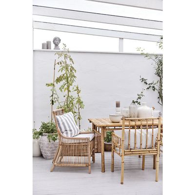 Lene Bjerre Mara Vas Benvit Glas H31 cm