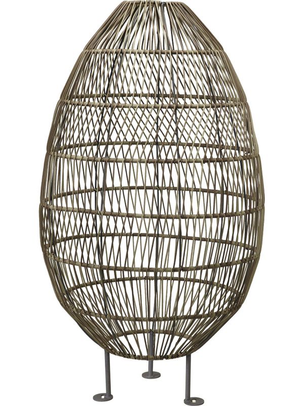 Hanoi Golvskärm Natur 100cm PR Home