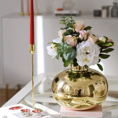 Hilke Collection Herrgårdsljus - Röda Glans