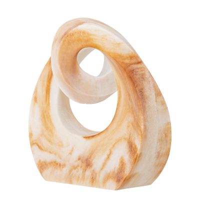Dekoration Brun Polyresin Swirl | Bloomingville