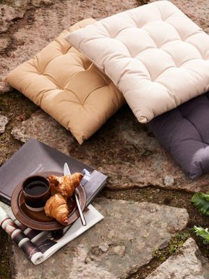 Svanefors Louie Stolsdyna 2-pack Beige 40x40 cm