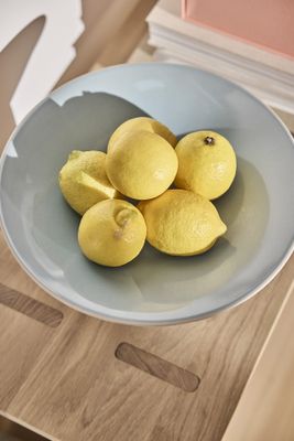 Toppu Mittpunkt Lera/Isblå Stengods Oyoy Living