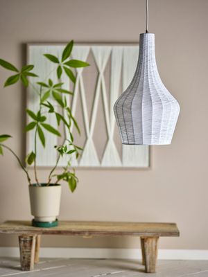 Taklampa Natur Polyester Thuja | Bloomingville