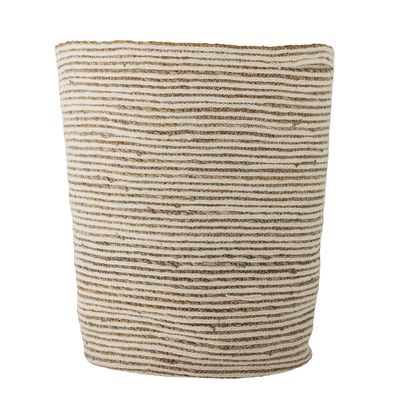Selena Korg Vit Jute H49cm Bloomingville