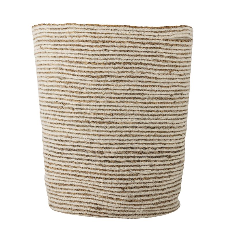 Selena Korg Vit Jute H49cm Bloomingville