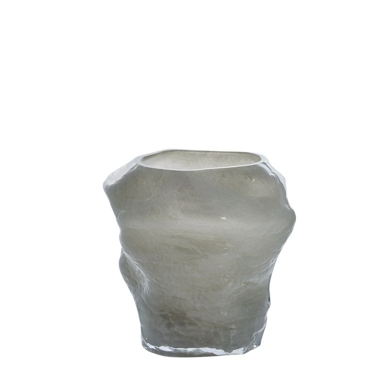 Marinella Vas Silvergrå Glas H19.5 cm Lene Bjerre