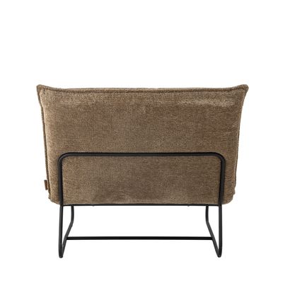 Cape Loungefåtölj Brun Återvunnen polyester H80cm Bloomingville