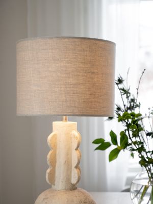 PR Home Sara Lampskärm Lin Natur 35cm