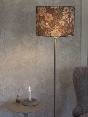 PR Home Amy Golv Krom Dahlia Brun 25cm