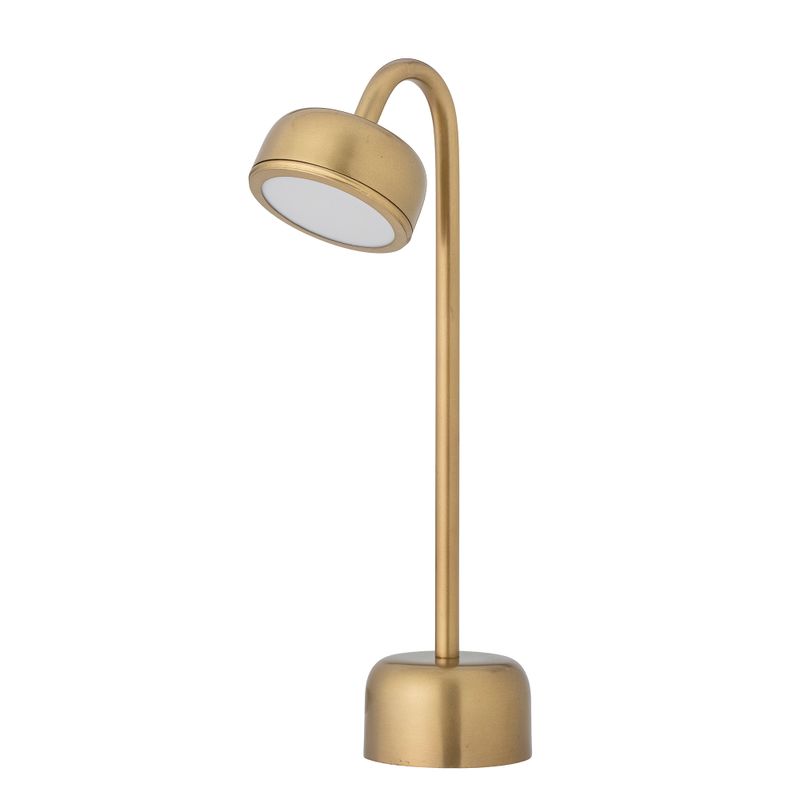 Portabel lampa, uppladdningsbar Mässing Metall Nico | Bloomingville