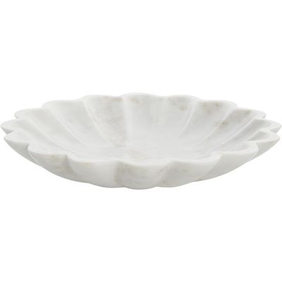 Lene Bjerre Ellia Skål Vit Marmor Ø30 cm