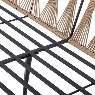 Soffa Brun Metall Pavone | Bloomingville