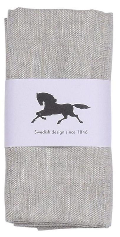 Linne, Servett, Natur, 45X45Cm (2- Pack)