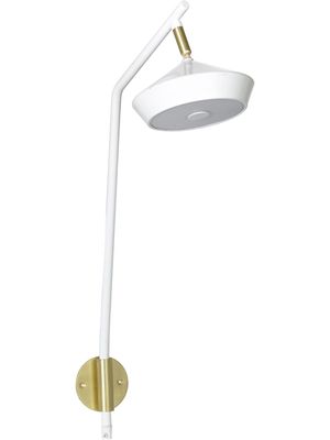 Geometri Vägglampa Vit/guld 53cm Vit/Mässing | PR Home