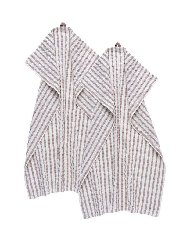 Svanefors Agata Kökshandduk 2-pack Toast 50x70 cm