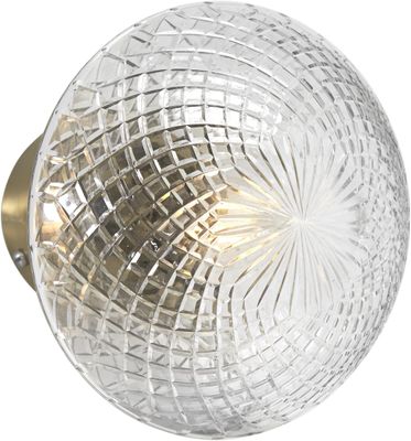 Juliette Vägglampa Klar/mässing diam 16 Klar | PR Home