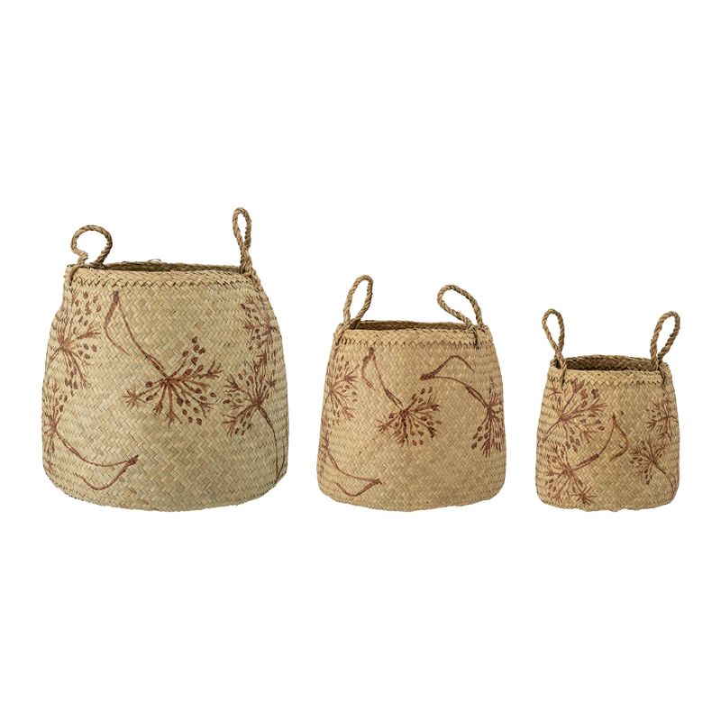 Molli Korg Natur Sjögräs Ø38cm Set om 3 Bloomingville