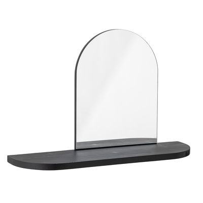 Annlie Spegel m/hylla Svart MDF H48cm Bloomingville