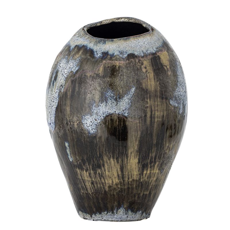 Senja Vas Brun Stengods Ø22cm Bloomingville