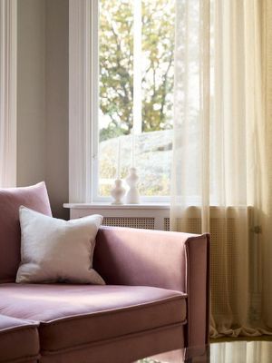 Svanefors Diana Gardin 2-pack Vanilj 140x280 cm