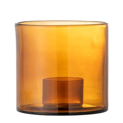 Ljusstake Brun Återvunnet glas Kahlah | Bloomingville