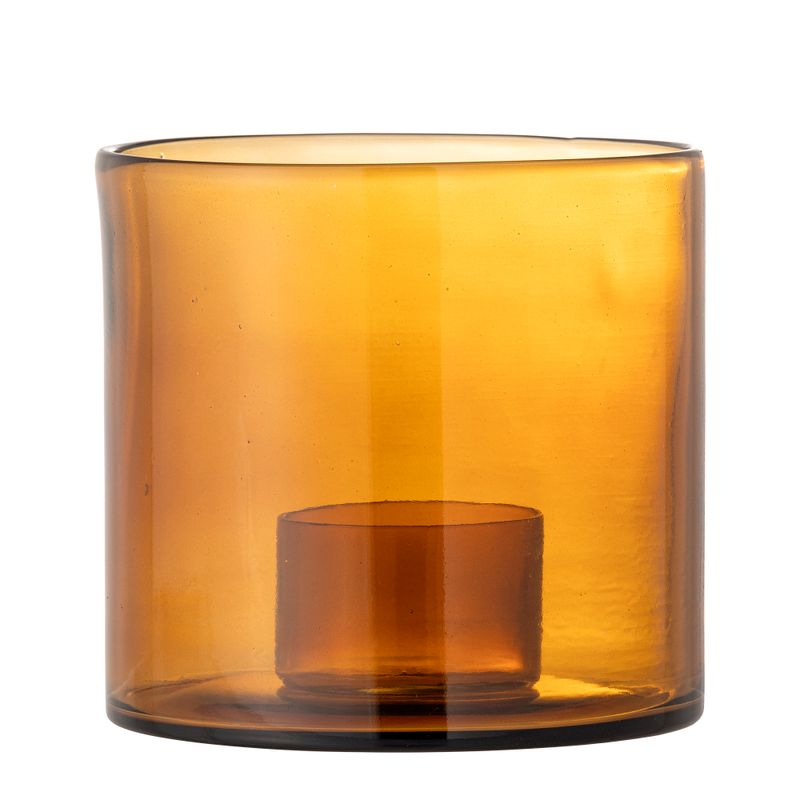 Ljusstake Brun Återvunnet glas Kahlah | Bloomingville