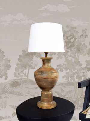 PR Home Alma Lampfot 69 cm Sofia Classico Skärm Vit