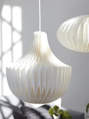 PR Home Vicky takskärm Vit papper 40cm