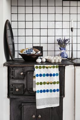 Pinnebär, Kökshandduk, Blågrön Almedahls