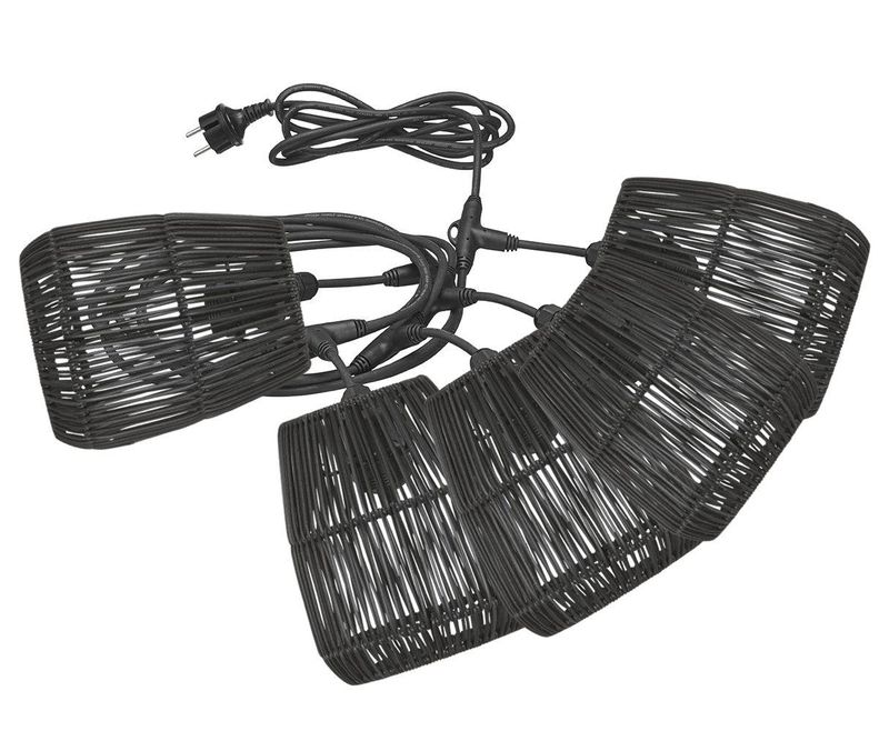 Flex Out Ljusslinga Inkl 5st 18cm Saigon Svart | PR Home
