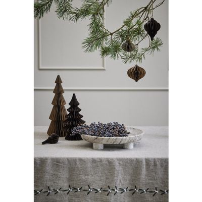 Lene Bjerre Esille Bricka Linne Marmor L32 cm