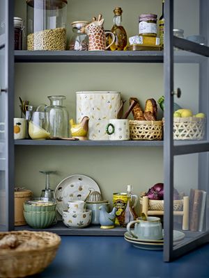 Bloomingville Ballard Dricksglas, Natur, Glas Ø8xH9 cm, Set om 4