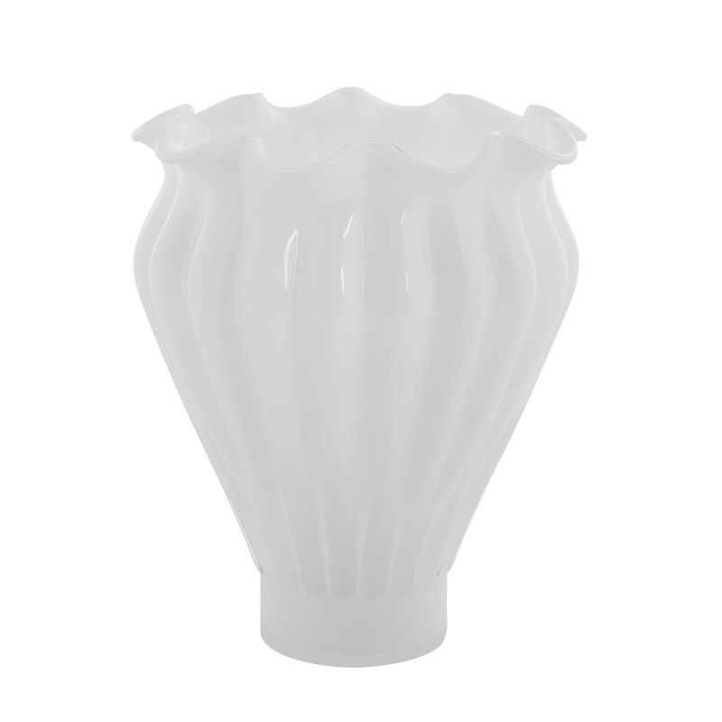 Verinne Vas Vit Glas H28.5 cm Lene Bjerre
