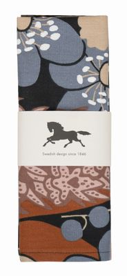Skogen, Bordstablett, Blå Brun, 45X34Cm 2-Pack