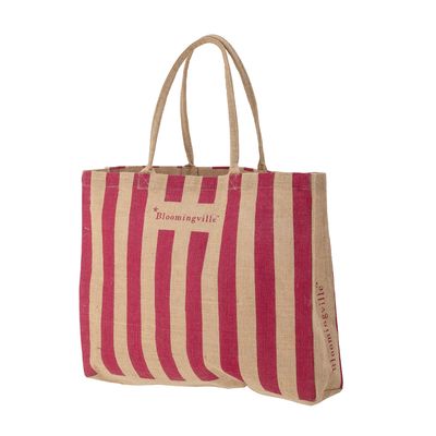 Shoppingväska Rosa Jute Bergamo | Bloomingville