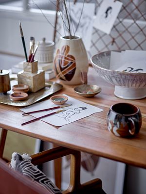 Vas Brun Stengods Jona | Bloomingville