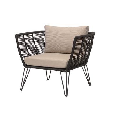 Fåtölj Svart Metall Mundo | Bloomingville