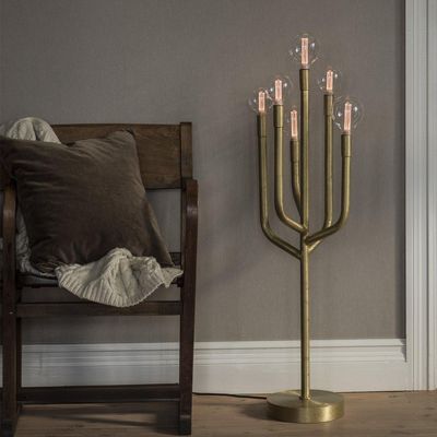 PR Home Comet ljusstake Raw old brass 100cm