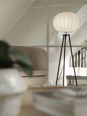 Base golv tripod Matt Svart 125cm PR Home