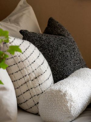 Svanefors Zayn Kuddfodral Mörkgrå 45x45 cm