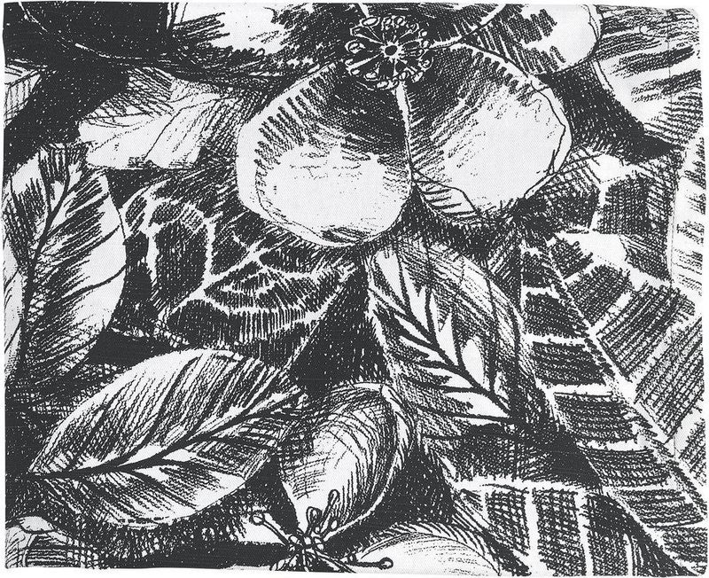 Svanefors Sonia Duk Svartvit 140x250 cm