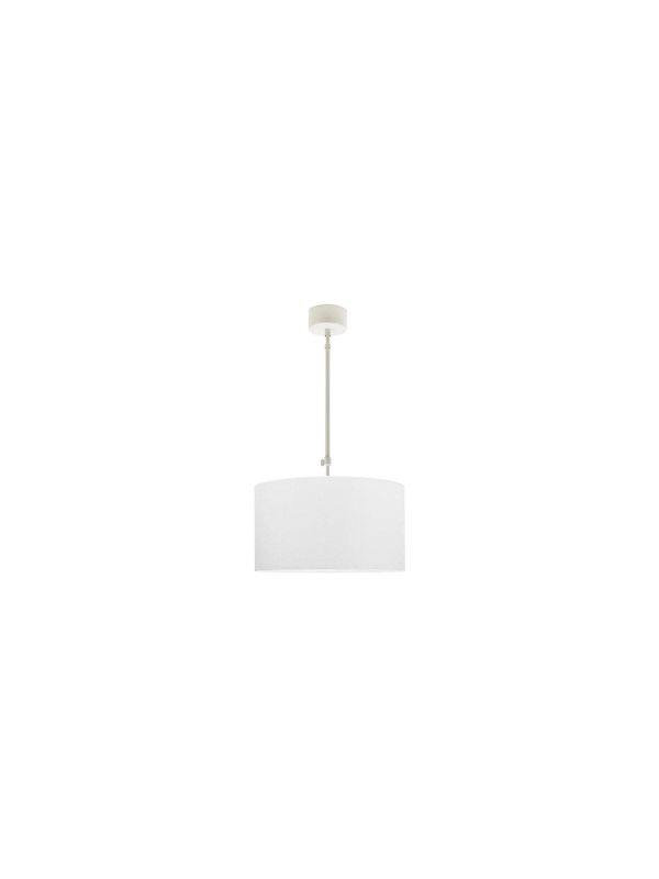 Sara Taklampa Linne Vit 55cm PR Home