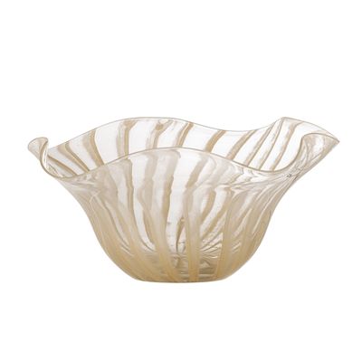 Imri Skål Rosa Glas H13cm Bloomingville