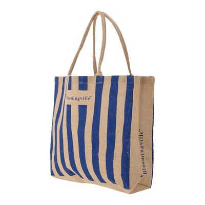 Shoppingväska Blå Jute Bergamo | Bloomingville