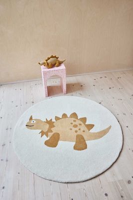 OYOY Billy Dino Rug Saffran Ull