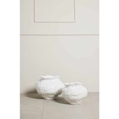 Lene Bjerre Marlia Vas Vit Keramik H31 cm